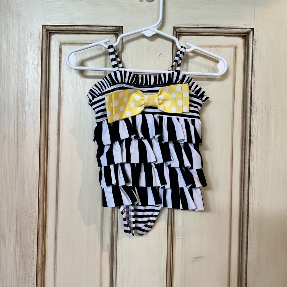 Mudpie baby girl outfit/ swimsuit size 6-9 months
